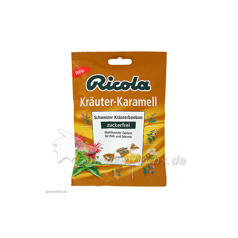 Ricola oZ Kräuter Karamell, 75 G – PZN 13332063