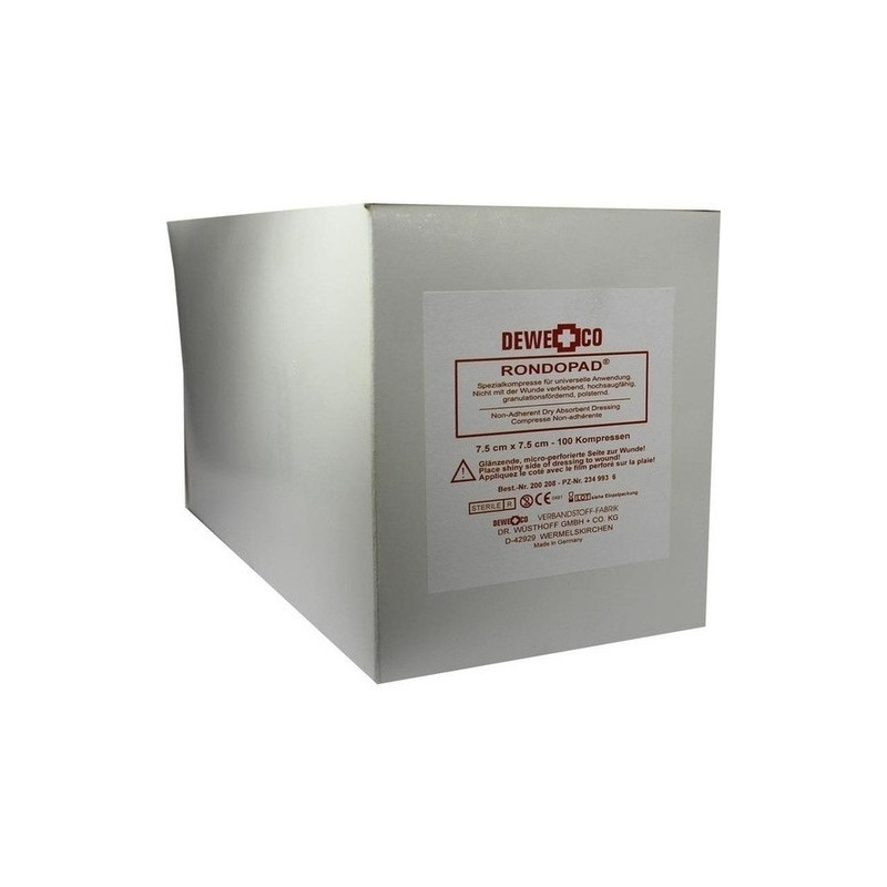 RONDOPAD SPEZ KOMPR7.5X7.5, 100 ST – PZN 2349936