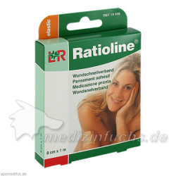 Ratioline elastic Wundschnellverband 8cmx1m, 1 ST – PZN 1805326