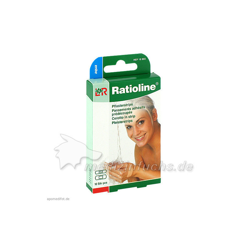 Ratioline aqua Pflasterstrips in 2 Größen, 10 ST – PZN 1805214