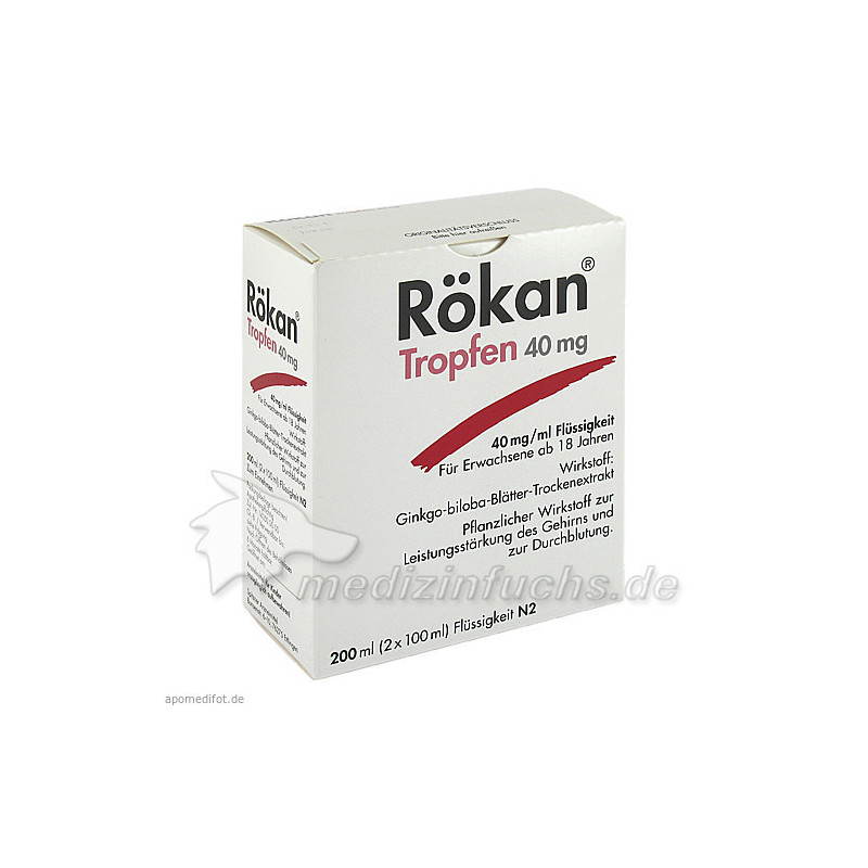 RÖKAN Tropfen 40 mg, 2X100 ML – PZN 6994332
