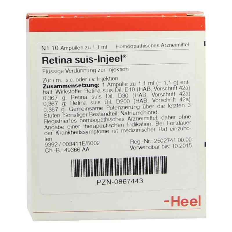 Retina Suis Injeel Ampullen (10 stk) – PZN 867443