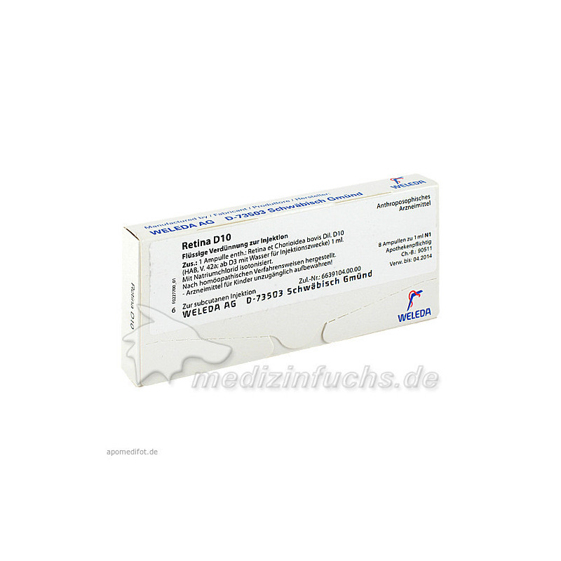 RETINA D10, 8X1 ML – PZN 1625848