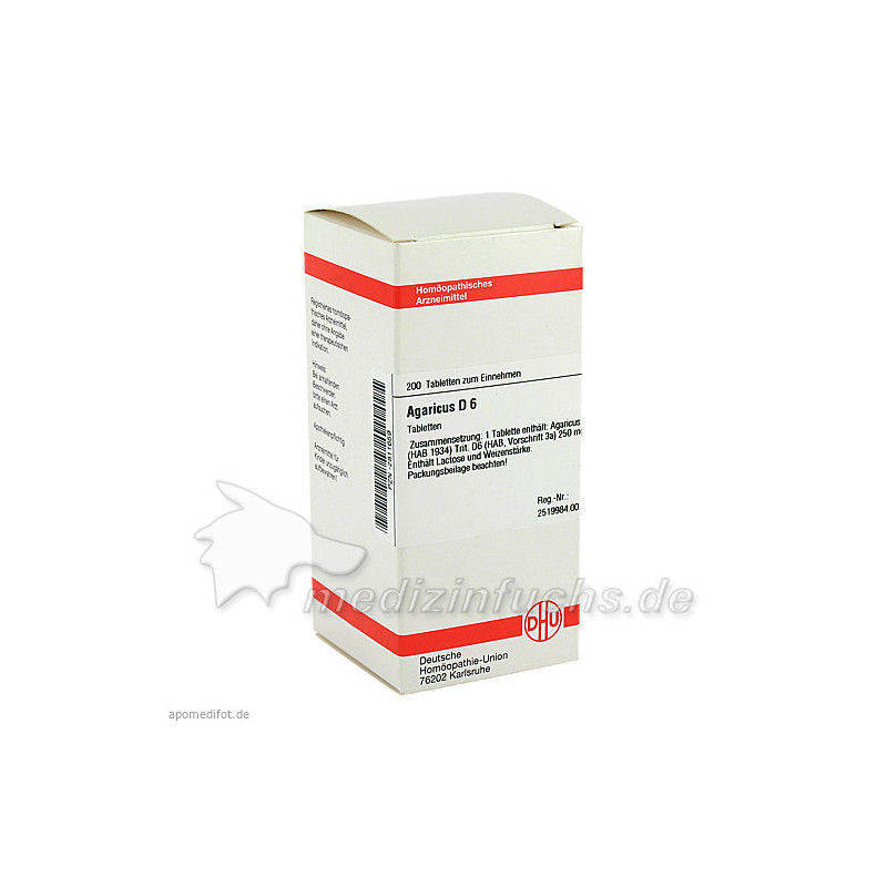 AGARICUS D 6, 200 ST – PZN 2811659