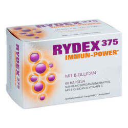 Rydex 375 Beta-glucan und Vitamin C Kapseln (60 stk) – PZN 11029337