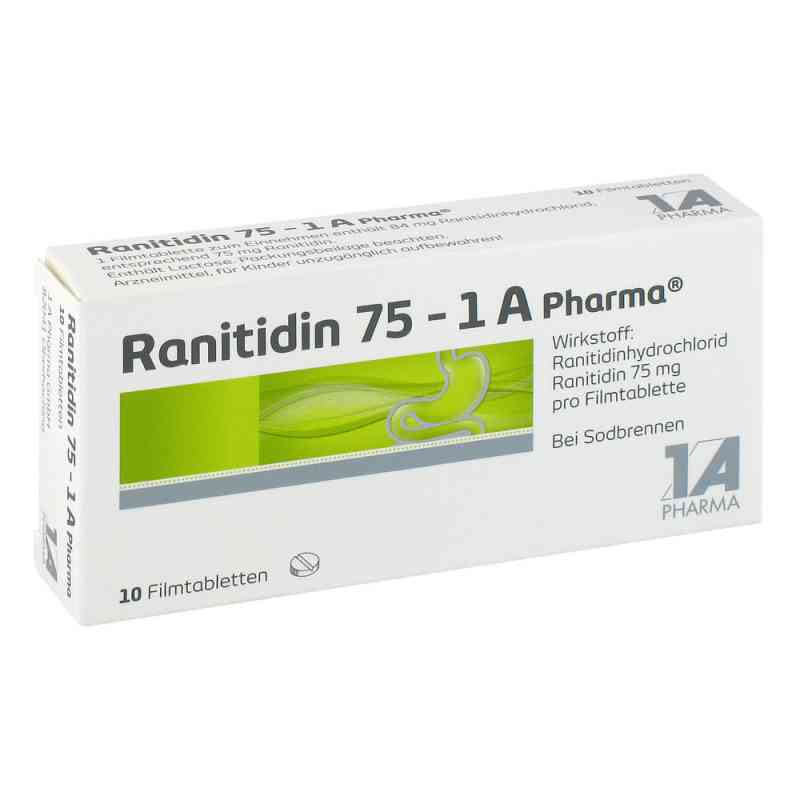 Ranitidin 75-1A Pharma (10 stk) – PZN 1694542