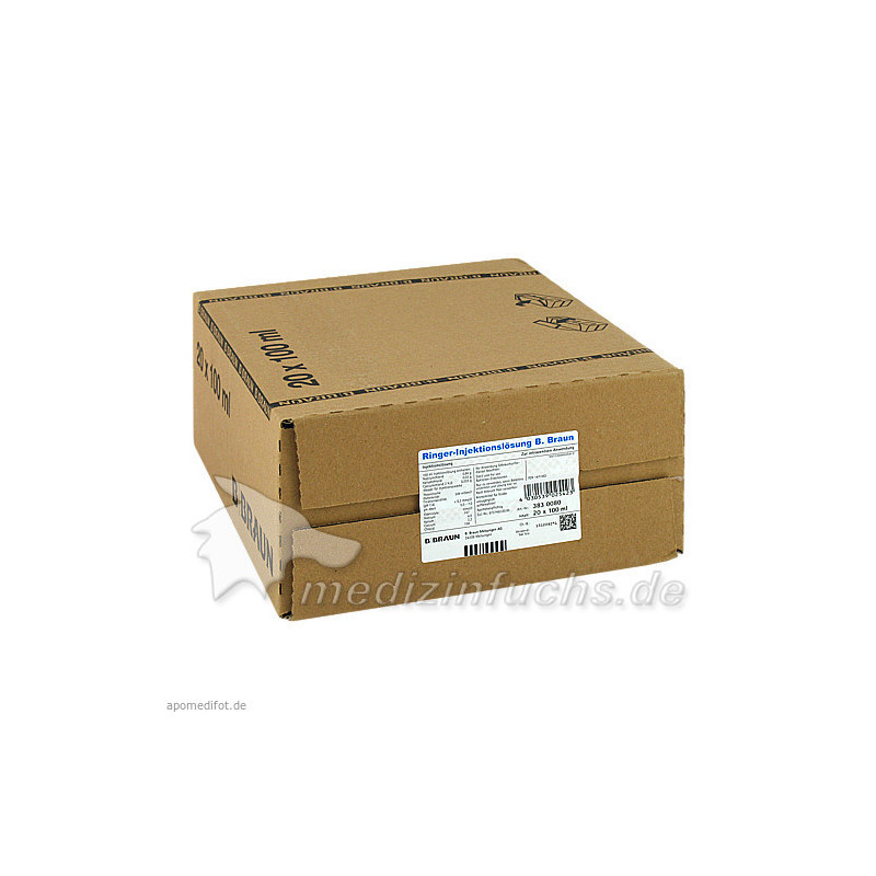 Ringer-Injektionslösung B.Braun Glas, 20X100 ML – PZN 1471463