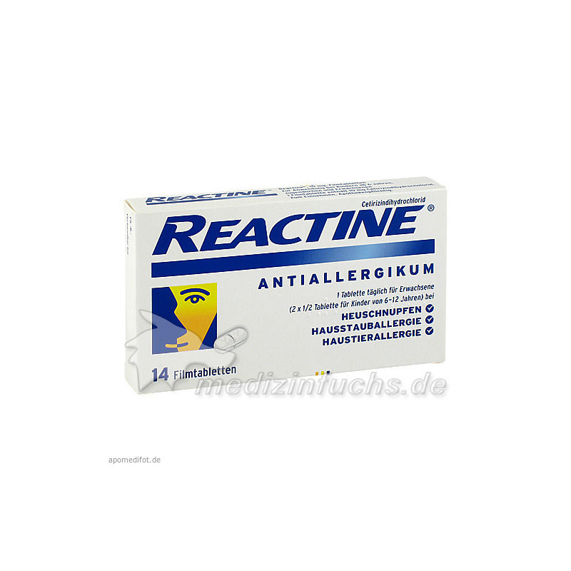 REACTINE Filmtabletten, 14 ST – PZN 2152234