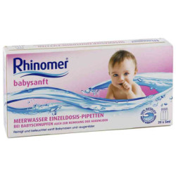 Rhinomer babysanft Meerwasser 5ml Einzeldosispipetten  (20X5 ml) – PZN 5396646
