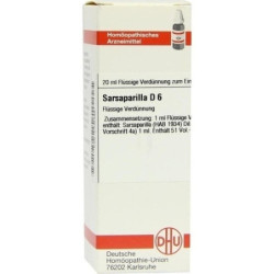 SARSAPARILLA D 6, 20 ML – PZN 2105499