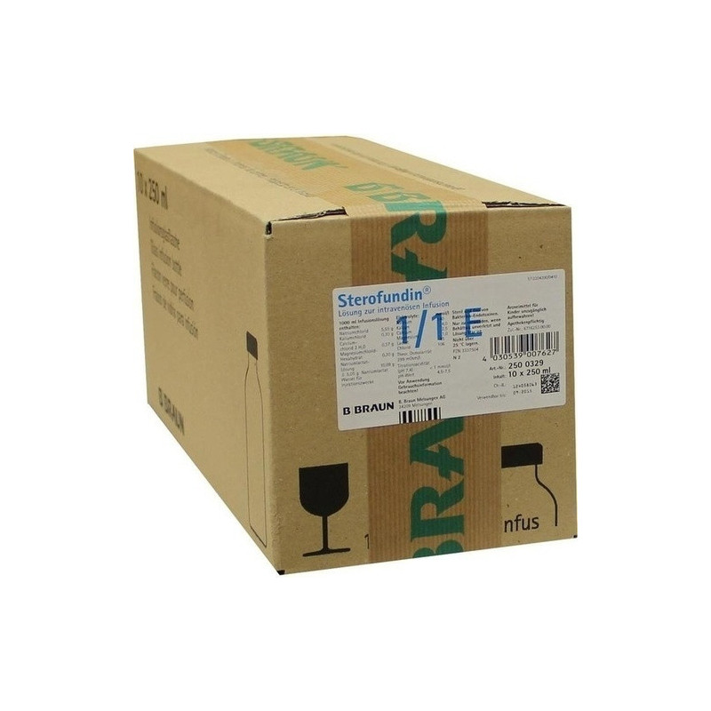 STEROFUNDIN REIN GLAS, 10X250 ML – PZN 3337504