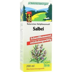 SALBEI SCHOENENBERGER HEILPFLANZENSÄFTE, 200 ML – PZN 700105