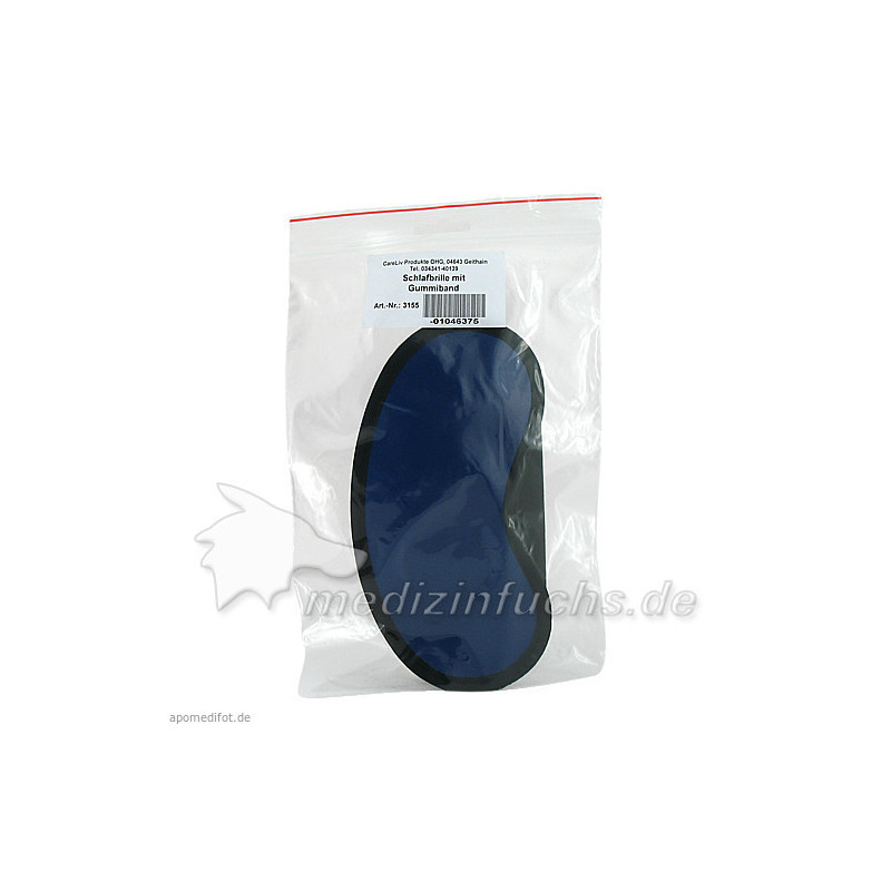 Schlafbrille mit Gummiband, 1 ST – PZN 1046375