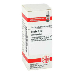 Sepia D 60 Globuli (10 g) – PZN 1962