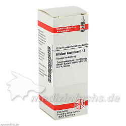 ACIDUM OXALIC D12, 20 ML – PZN 2605262
