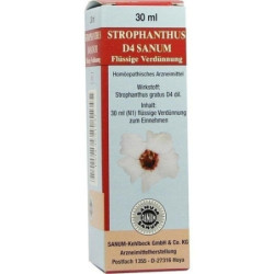 Strophanthus D 4 Sanum flüssige Verdünnung, 30 ML – PZN 4231541