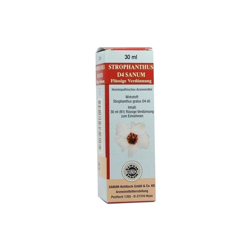 Strophanthus D 4 Sanum flüssige Verdünnung, 30 ML – PZN 4231541