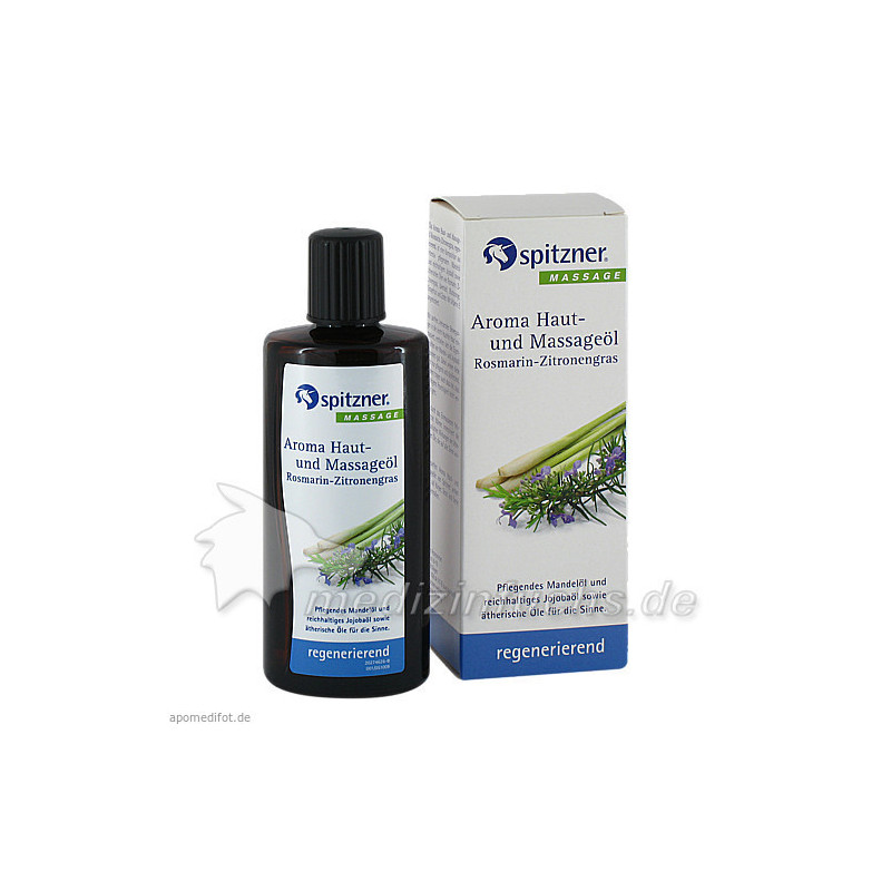 Spitzner Haut- u. Massageöl Rosmarin-Zitronengras, 190 ML – PZN 5465181