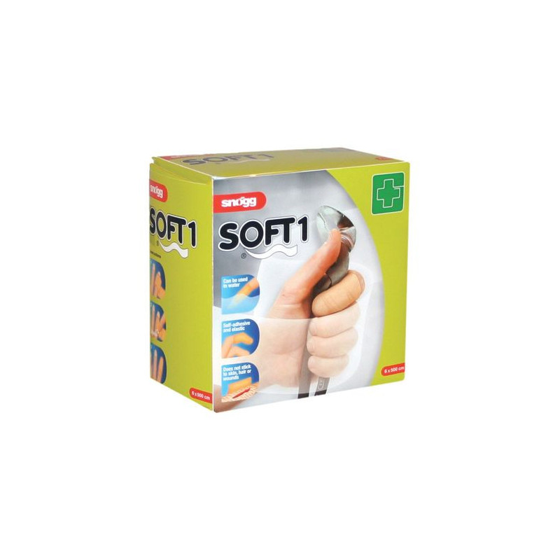 Snögg Soft Pflaster 6cmx5m natur, 1 ST – PZN 10306639