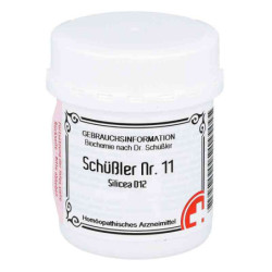 Schüssler Nummer 11  Silicea D 12 Tabletten (400 stk) – PZN 10990682