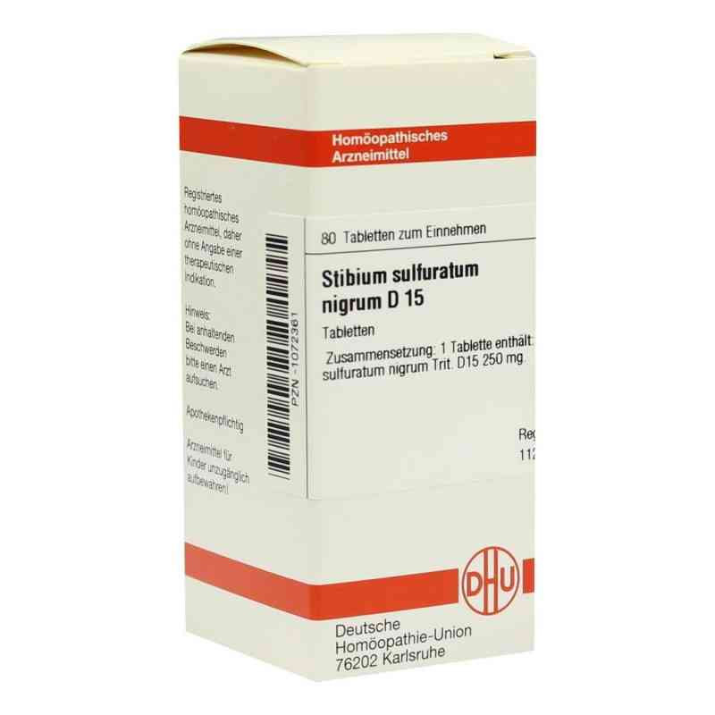 Stibium Sulf. nigrum D 15 Tabletten (80 stk) – PZN 1072361