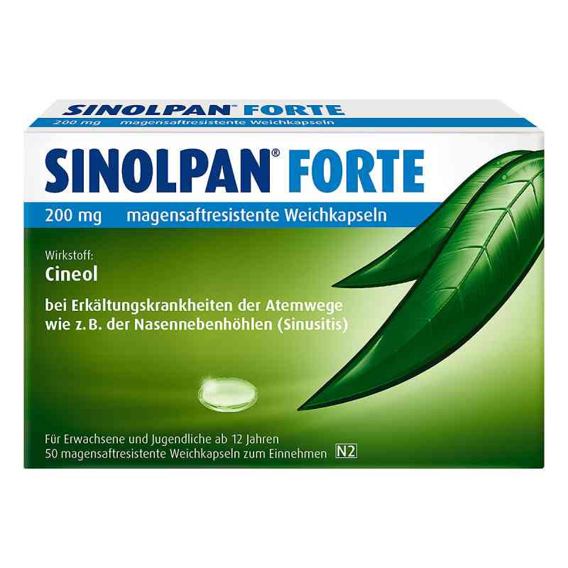 Sinolpan forte 200 mg magensaftresistent   Weichkapseln (50 stk) – PZN 13816950