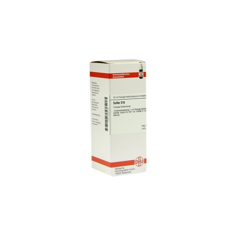 Sulfur D 8 Dilution (50 ml) – PZN 2932179