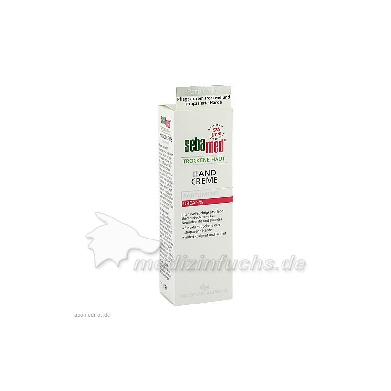 sebamed Trockene Haut Parfumfrei Handcreme Urea 5%, 75 ML – PZN 9726744
