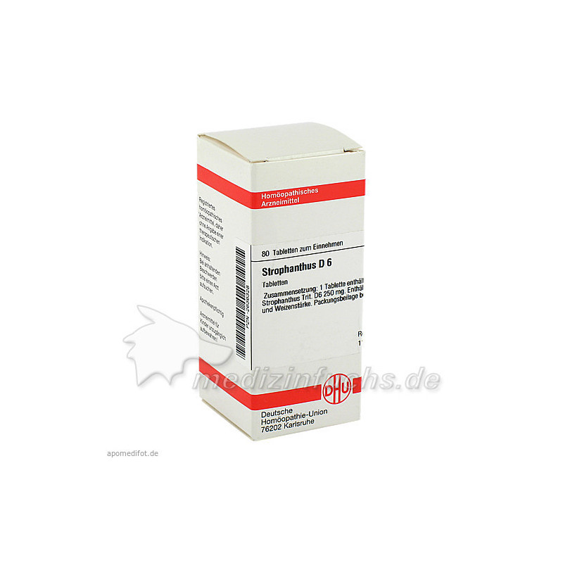 STROPHANTHUS D 6, 80 ST – PZN 2636328