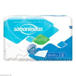 Sabanindas normal 40 x 60 cm Bettschutzeinlage, 30 ST – PZN 11132710