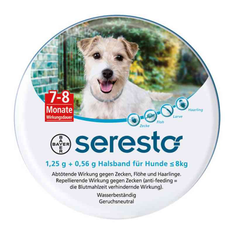 Seresto Halsband für kleine Hunde bis 8 kg (1 stk) – PZN 9315509