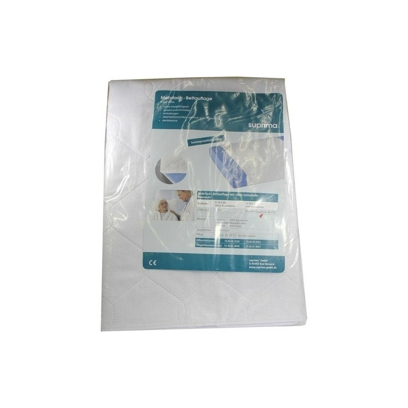 Suprima Mehrweg-Bettunterlage m.Seitent.85x90 102, 1 ST – PZN 7673185