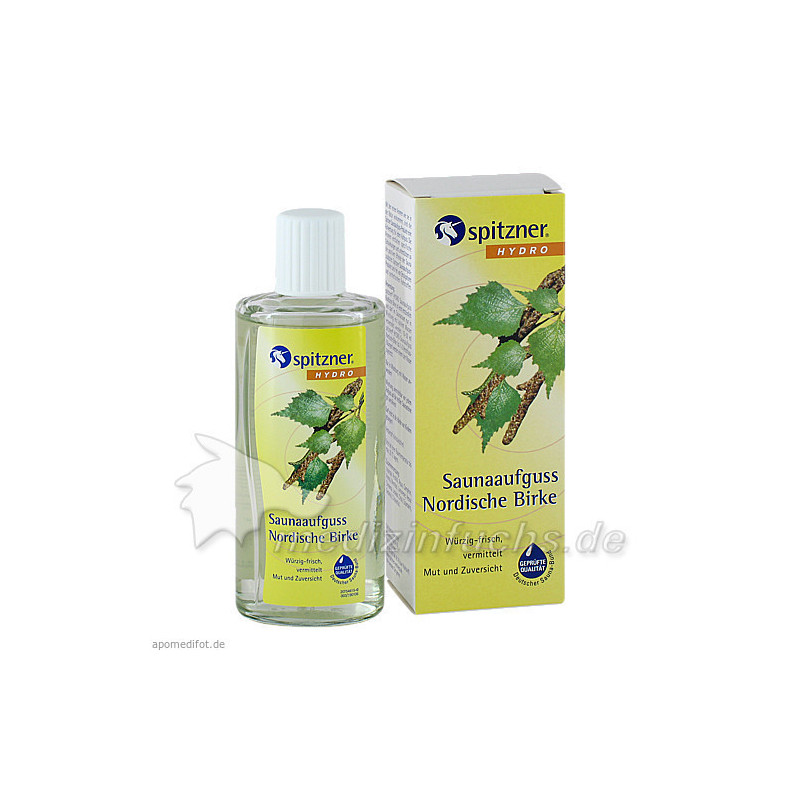 Spitzner Saunaaufguss Nordische Birke Hydro, 190 ML – PZN 4967153