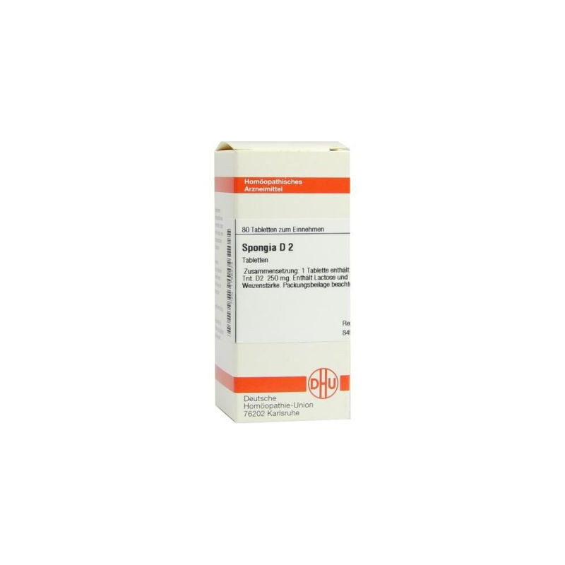 Spongia D 2 Tabletten (80 stk) – PZN 1786273