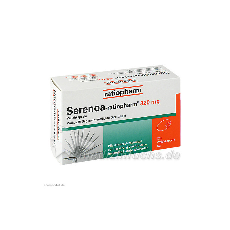 SERENOA-ratiopharm 320mg Weichkapseln, 120 ST – PZN 3731365