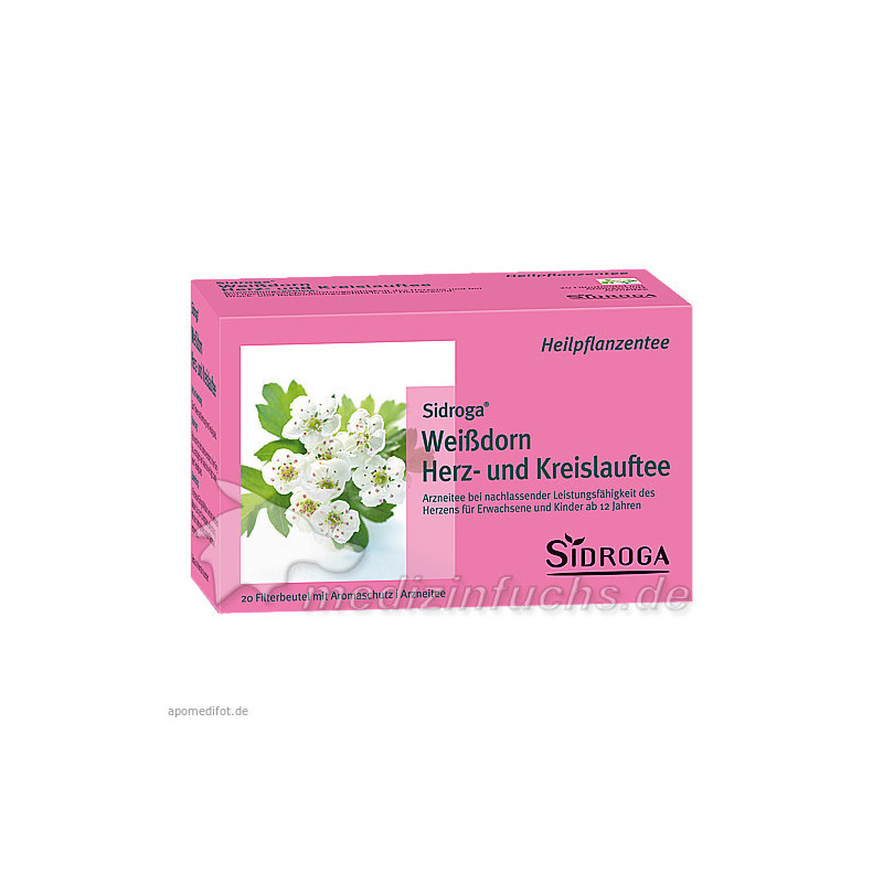Sidroga Weißdorn Herz-und Kreislauftee, 20 ST – PZN 4262636