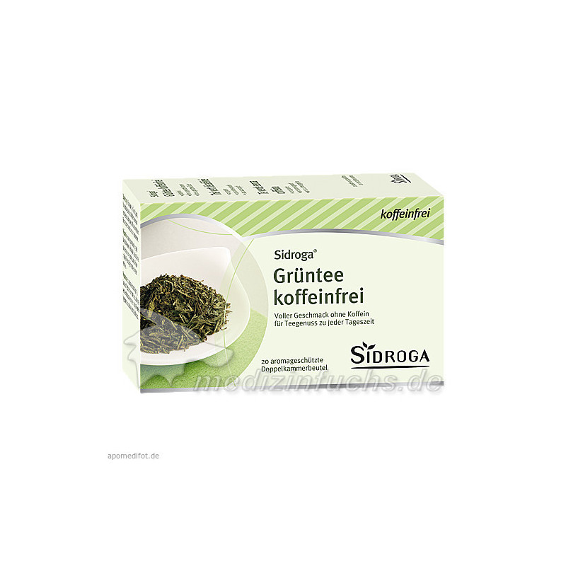 Sidroga Wellness Grüntee koffeinfrei, 20 ST – PZN 10354756