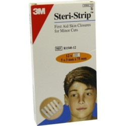 Steri Strip steril 1540 P 3X75mm, 12X5 ST – PZN 3328853