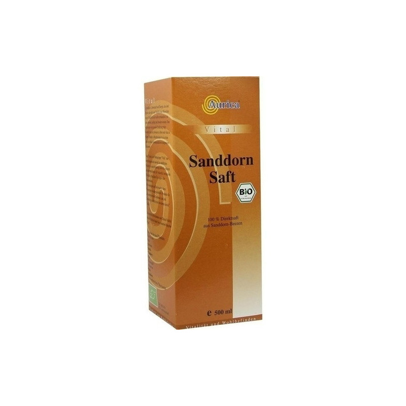 Sanddorn 100% Direktsaft BIO, 500 ML – PZN 7301360