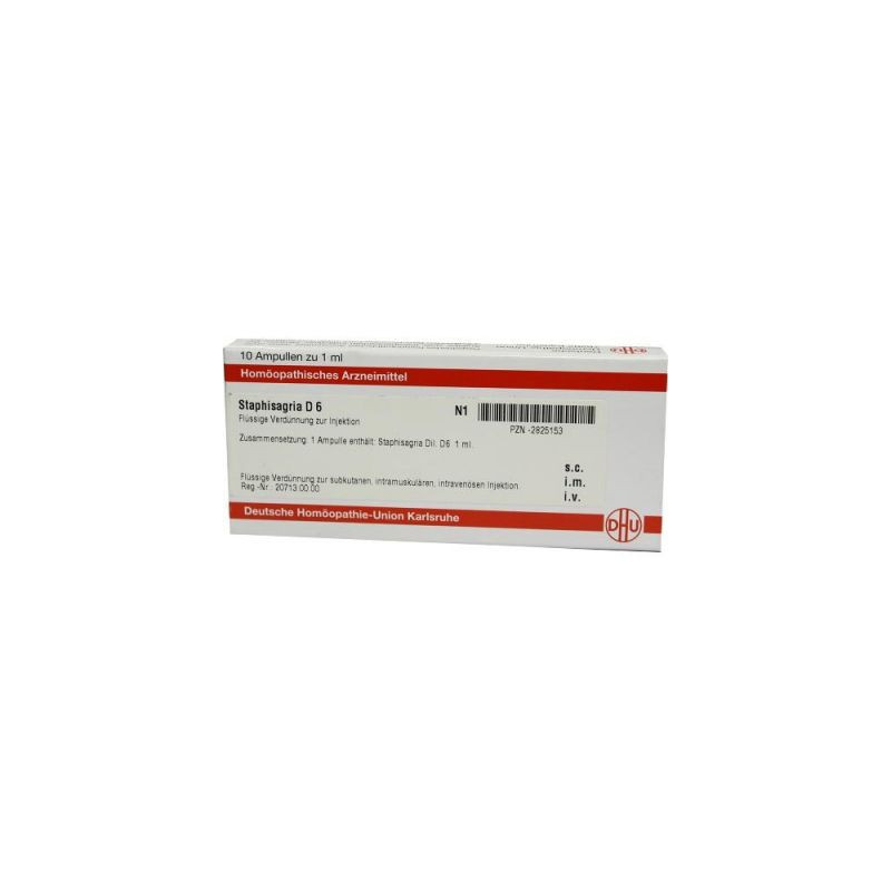 Staphisagria D 6 Ampullen (10X1 ml) – PZN 2825153