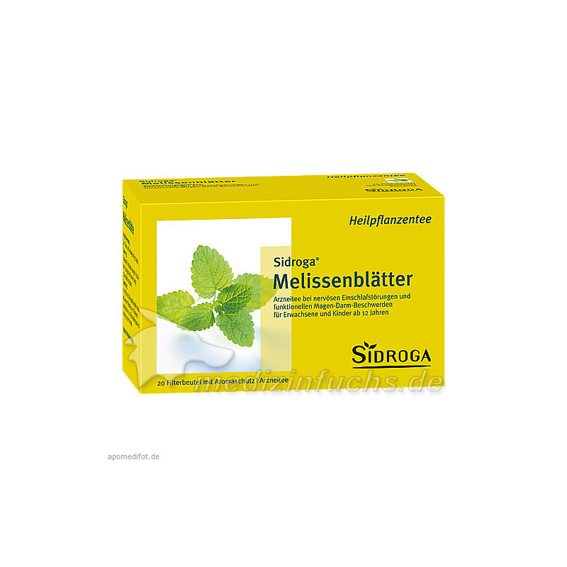 SIDROGA MELISSENBLAETT, 20 ST – PZN 1884892