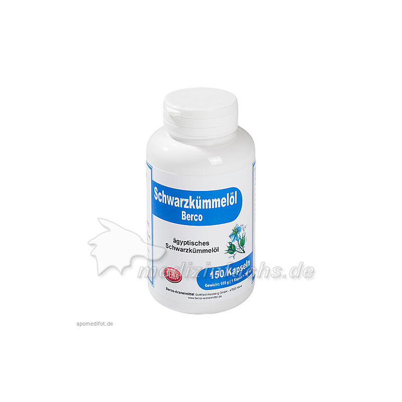 Schwarzkümmelöl BERCO, 150 ST – PZN 2417796