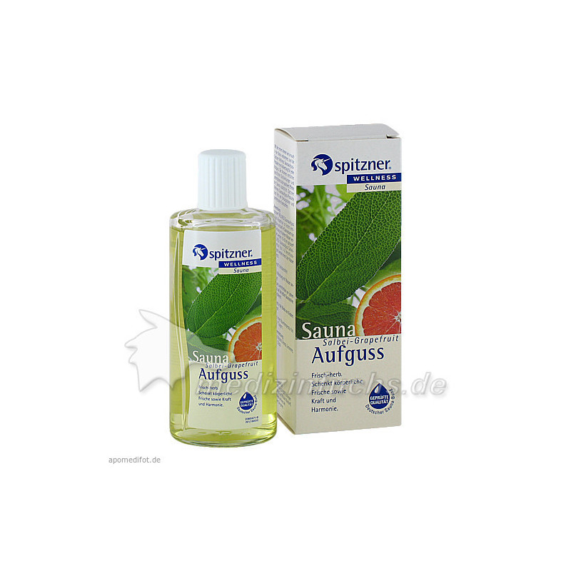 Spitzner Saunaaufguss Salbei-Grapefruit Wellness, 190 ML – PZN 6593053