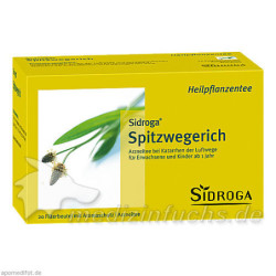 SIDROGA SPITZWEGERICH, 20 ST – PZN 1906501