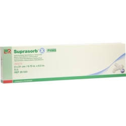 Suprasorb X + PHMB HydroBalance Tamponade 2x21cm, 5 ST – PZN 3501725