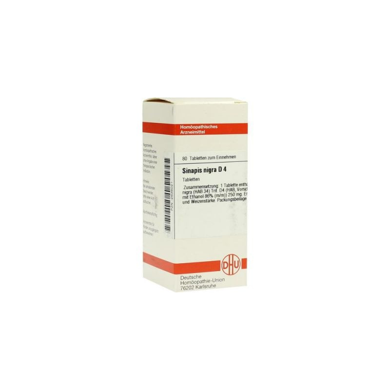 Sinapis Nigra D 4 Tabletten (80 stk) – PZN 2636021