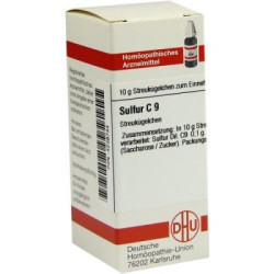 Sulfur C 9 Globuli (10 g) – PZN 4238744
