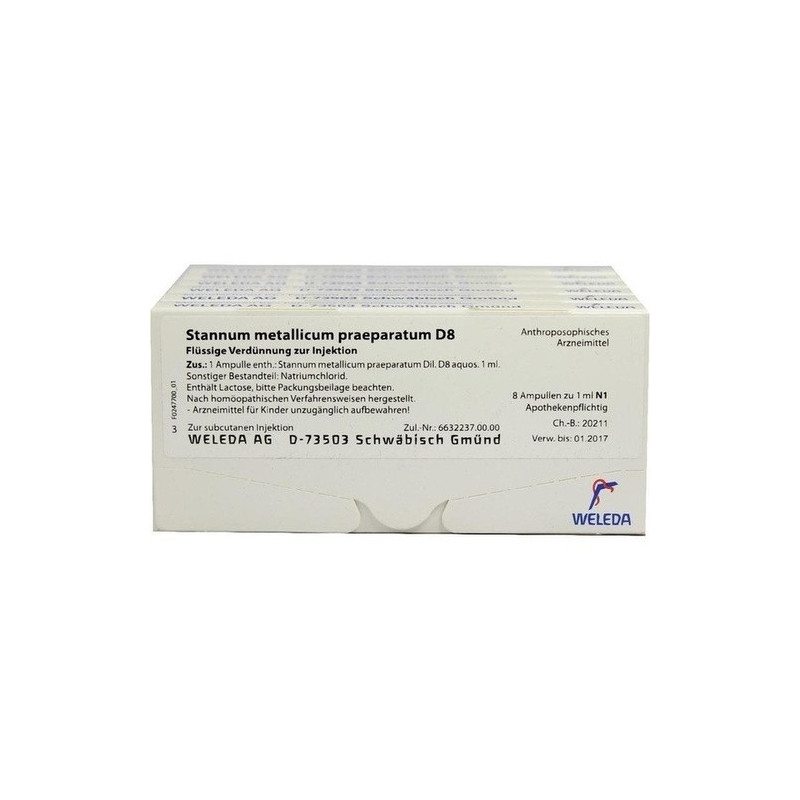 STANNUM MET PRAEP D 8, 48X1 ML – PZN 2820233