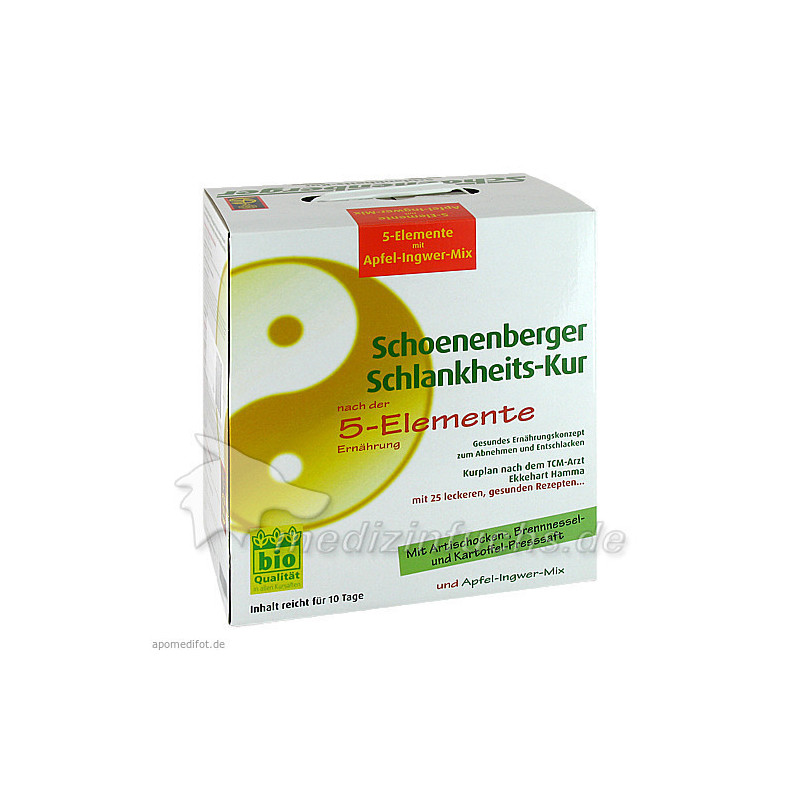 Schlankheits-Kur 5 Elemente Schoenenberger, 1 P – PZN 1249061