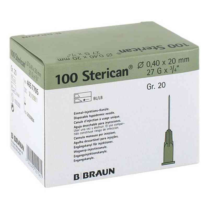 Sterican Kanüle luer-lok 0,40x20mm Größe 2 0 grau (100 stk) – PZN 2050864